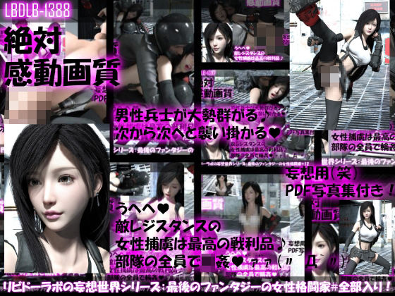 d 231631pl - 【△500●500】リビドーラボの妄想世界シリーズ:最後のファンタジーの女性格闘家（シリーズ12本全部入り総集編！）