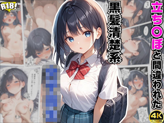 d 474908pl - 立ち〇ぼと間違われた、黒髪清楚系・女子校生