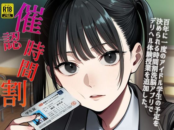 d 525552pl - 催認時間割  〜百年に一度のアイドル学生の予定を決められる 時間割洗脳アプリでデリヘル体験授業を追加した〜