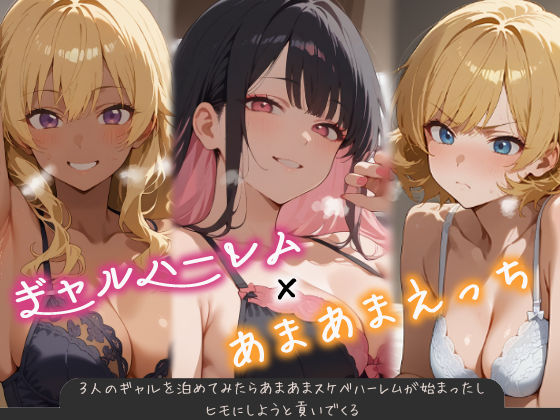 d 538637pl - 3人のギャルを泊めてみたら、あまあまスケベハーレムが始まったし、ヒモにしようと貢いでくる