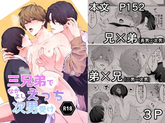 d 556317pl - 三兄弟でなかよしえっち次男受け