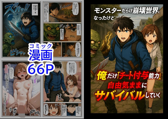 d 557160pl - モンスターだらけの崩壊世界になったけど、俺だけ【チート付与能力】で自由気ままにサバイバルしていく《第1話》