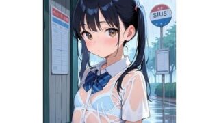 d 586470pl 320x180 - 見せつけガールズ☆ 雨宿りでびしょ濡れ編 〜ツインテール彼女ver.〜