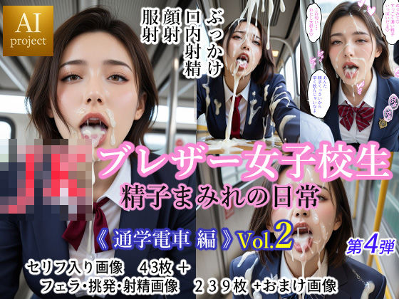 d 586544pl - JK ブレザー女子校生  精子まみれの日常 《通学電車 編》vol.2