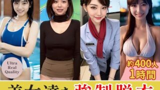 d 587150pl 320x180 - 【約60分】『美女達を強●脱衣』静寂を切り裂く指先、暴かれる秘密 -AIで描く究極の美女達-