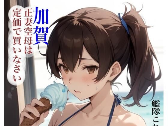 d 587521pl - 虹かけ誌  艦隊〇れくしょん  イラスト集26 加賀  正妻空母は定価で買いなさい