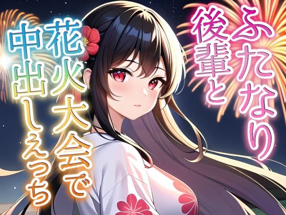d 589915pl - 【ふたなり百合】クールビューティー後輩に迫られて花火大会で中出しセックス！