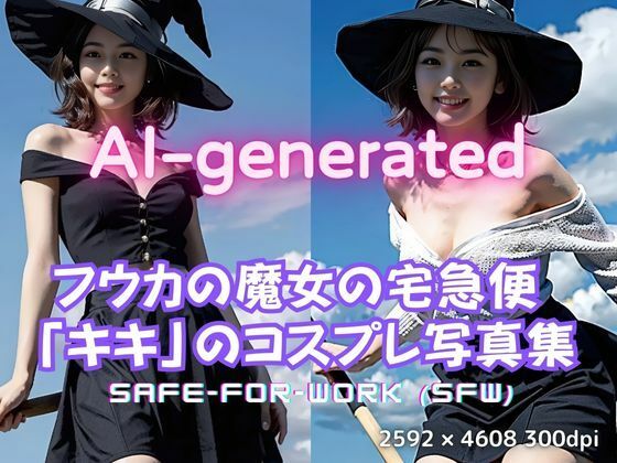 d 590769pl - 【AI実写】フウカの魔女コスプレ写真集 〜キキ風コスプレグラビア〜