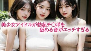 d 594493pl 320x180 - 美少女アイドルが勃起チ〇ポを舐める音がエッチすぎる