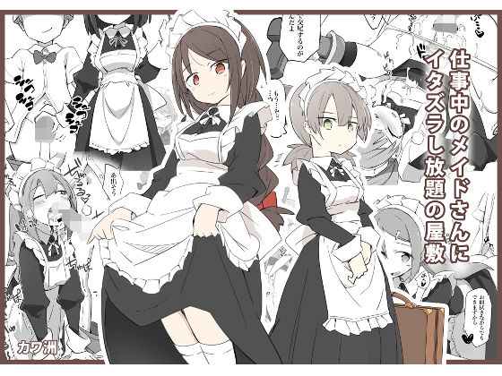 d 158838pl - 仕事中のメイドさんにいたずらし放題の屋敷