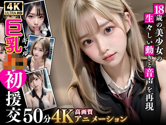 d 306375pl - 【4K高画質アニメ】巨乳ギャルJK初援交