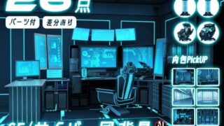 d 574027pl 320x180 - みにくる背景CG素材集『未来編』part02-Blue×Black-B