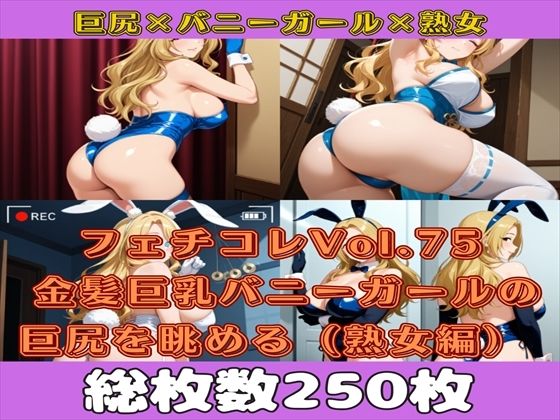 d 582359pl - フェチコレVol.77 金髪巨乳バニーガールの巨尻を眺めるだけ（熟女編）【総枚数250枚】