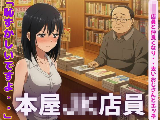 d 600430pl - 本屋のJK店員と仲良くなり、太いおじとセックスしまくる