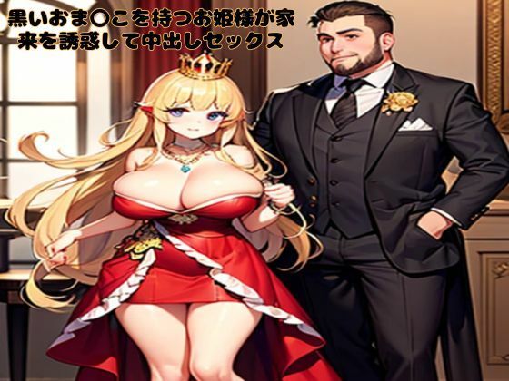 d 603438pl - 黒いおま〇こを持つお姫様が家来を誘惑して中出しセックス